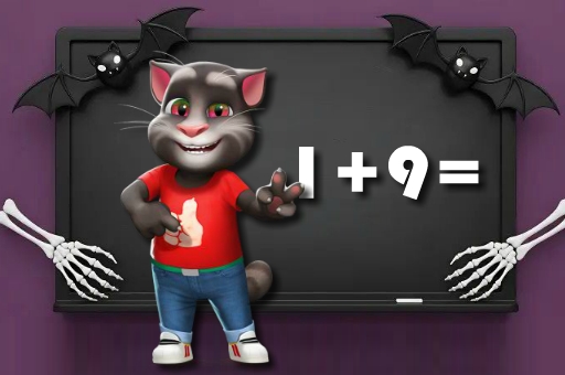 Halloween Tom Math Challenge